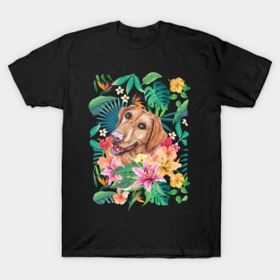Tropical Labrador Retriever 5 T-Shirt